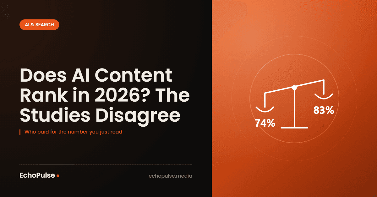 Does AI Content Rank in 2026? The Studies Disagree