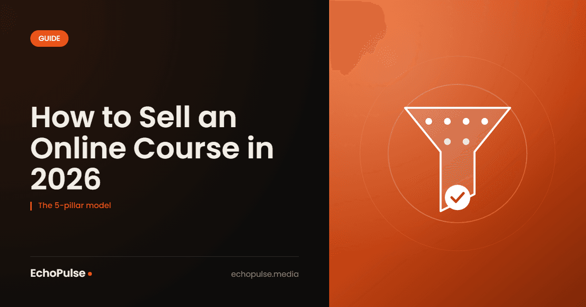 How to Sell an Online Course in 2026