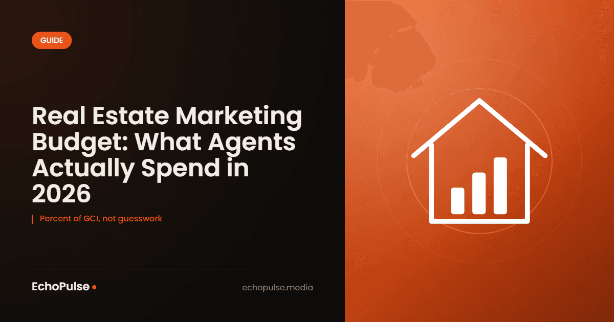 Real Estate Marketing Budget: What Agents Actually Spend in 2026