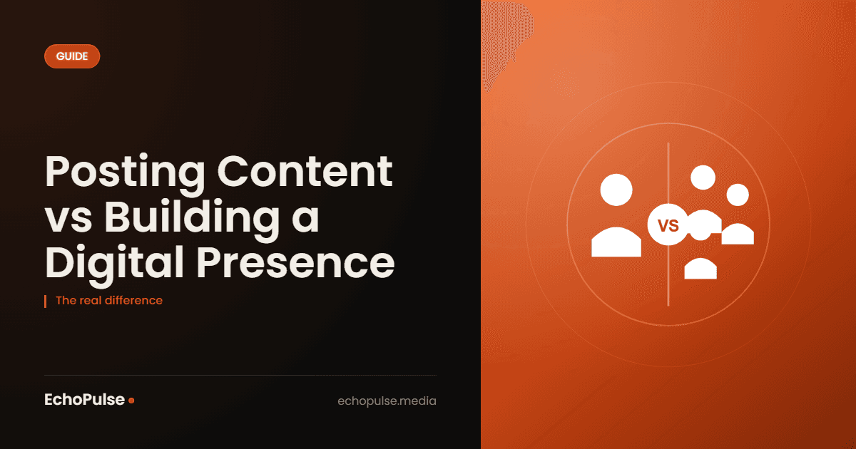 Posting Content vs Building a Digital Presence
