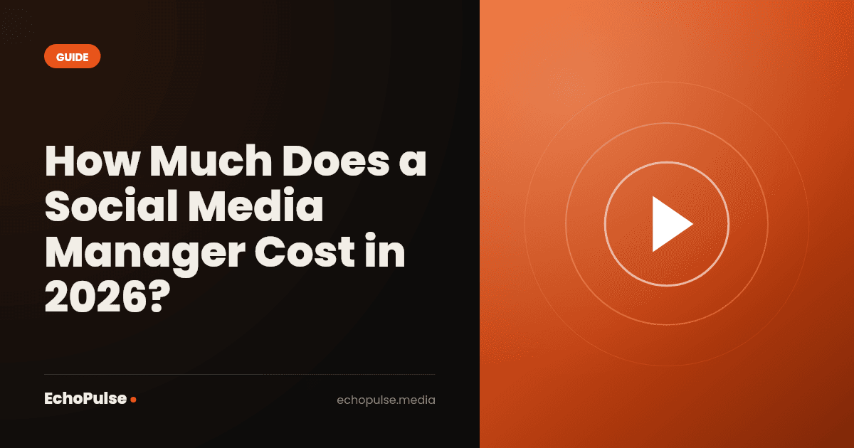 How Much Does a Social Media Manager Cost in 2026?