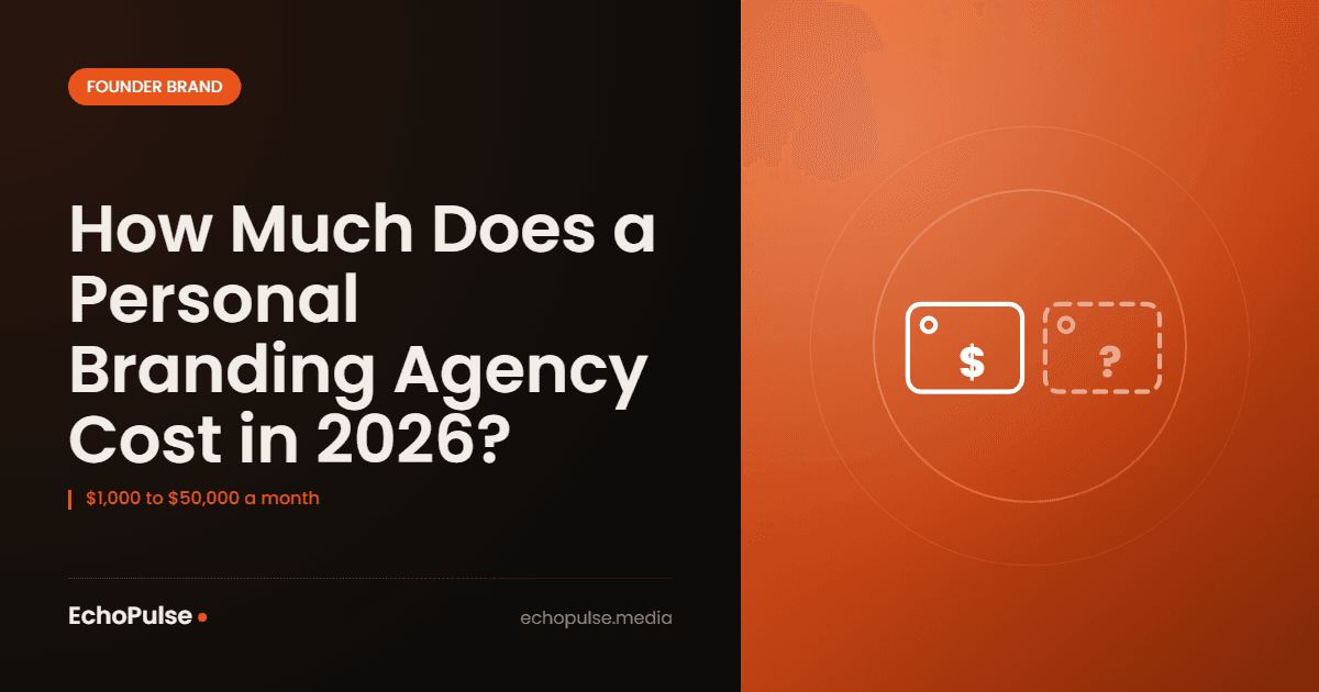 How Much Does a Personal Branding Agency Cost in 2026?