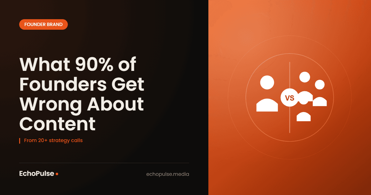 What 90% of Founders Get Wrong About Content